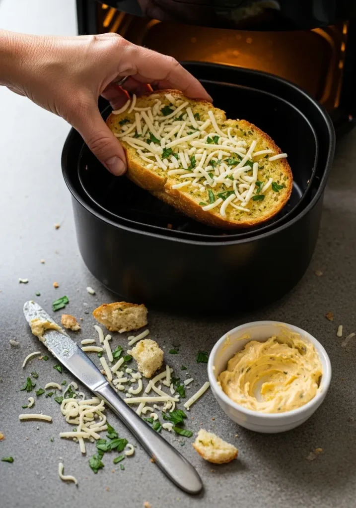 Easy Air Fryer Cheesy Garlic Bread 8 easy air fryer cheesy garlic bread