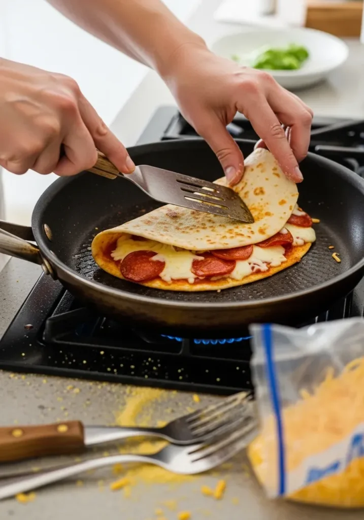 Pepperoni Pizza Quesadillas 8 Pepperoni Pizza Quesadillas