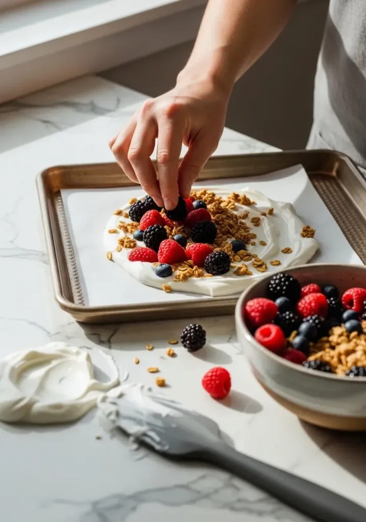 Frozen Yogurt Bark 8 Frozen Yogurt Bark