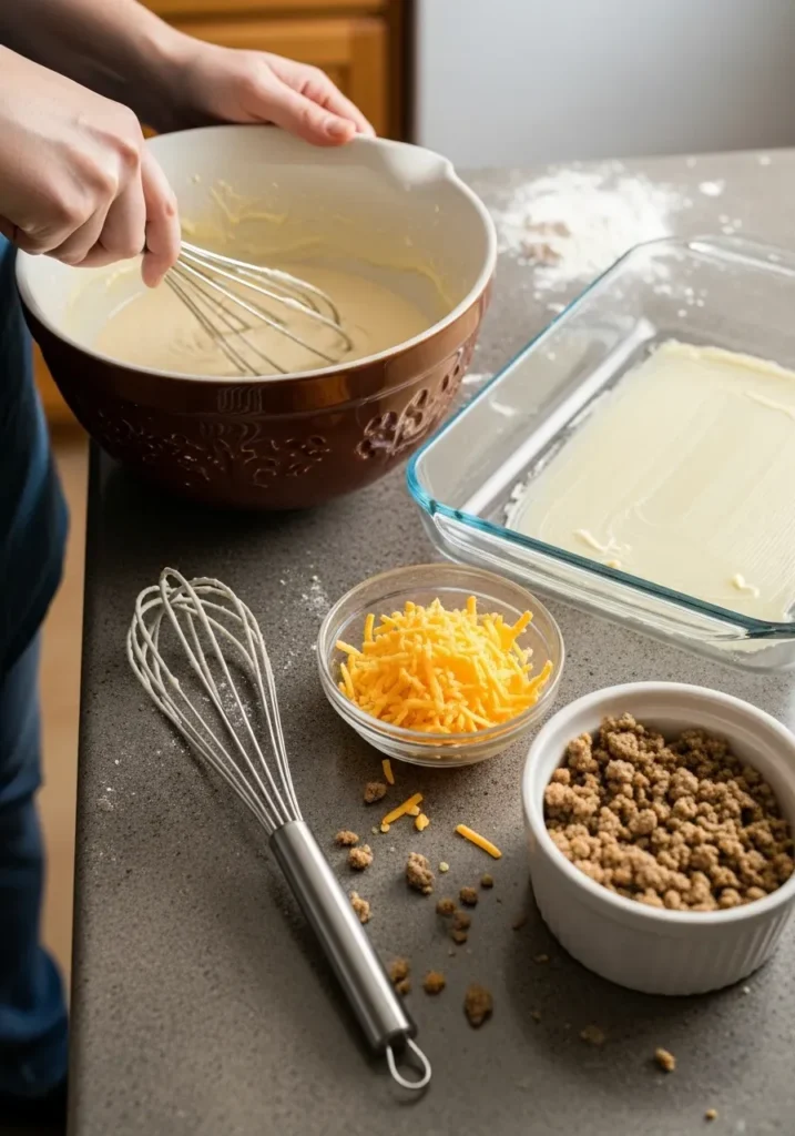 Fluffy Pancake Sausage Casserole 8 Fluffy Pancake Sausage Casserole