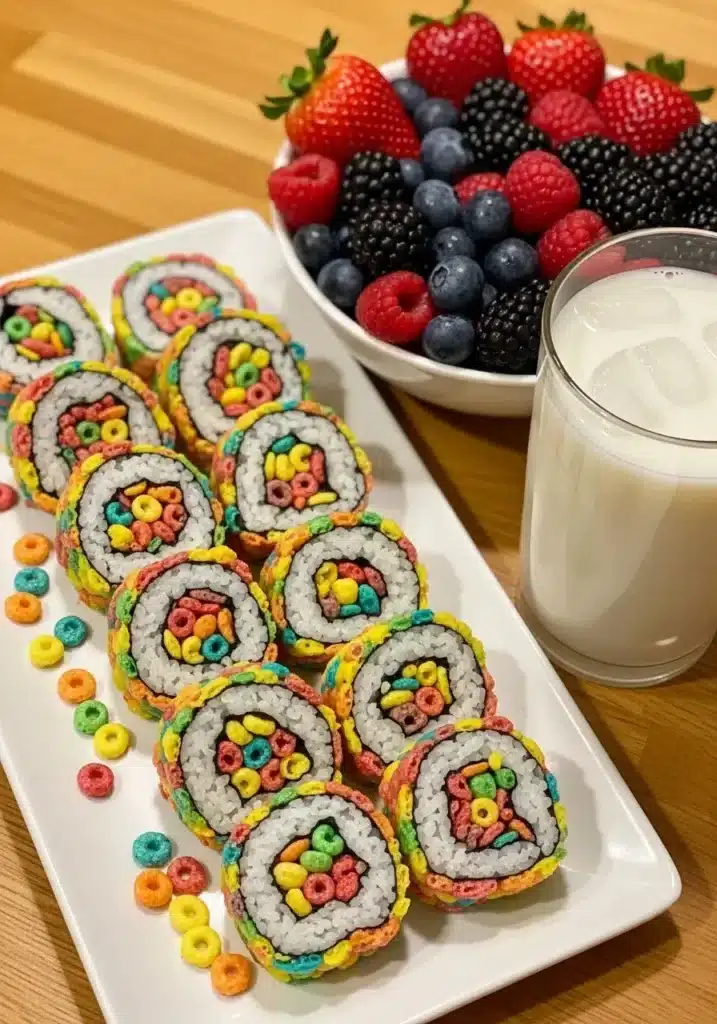 Dreamy Fruity Pebbles Sushi 9 Dreamy Fruity Pebbles Sushi