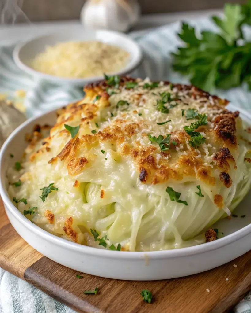 Garlic Parmesan Melting Cabbage 9 Garlic Parmesan Melting Cabbage