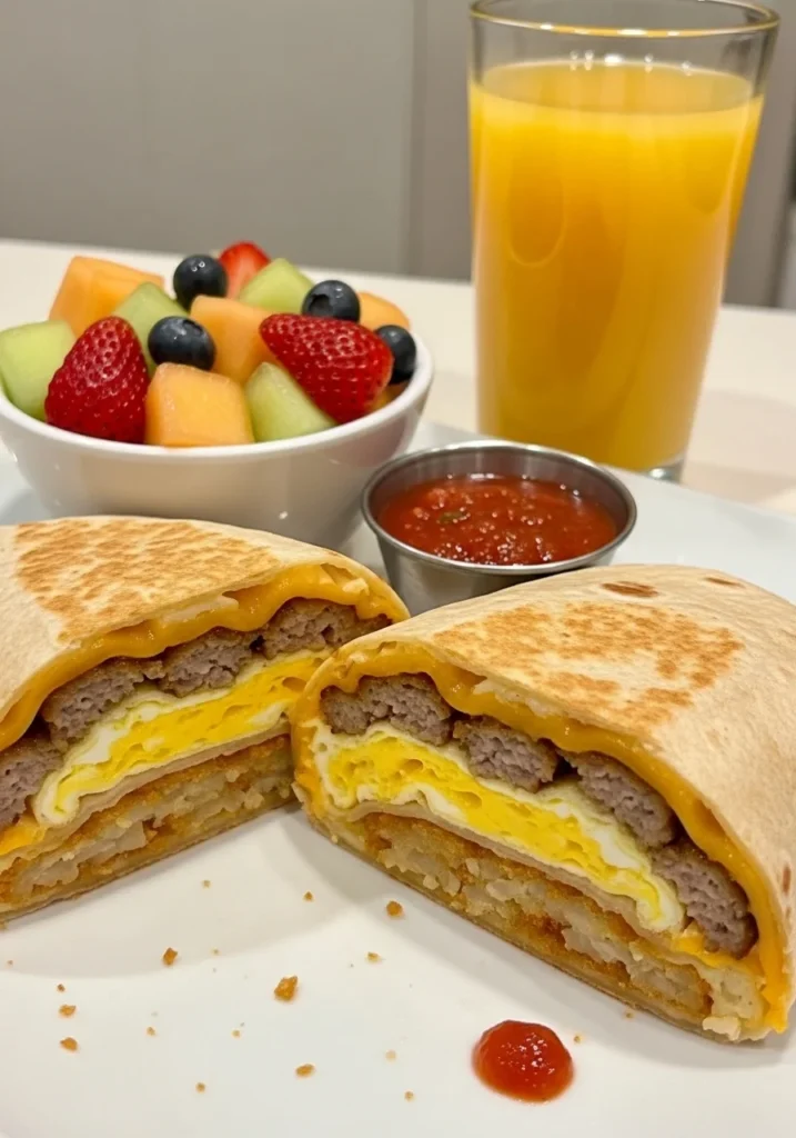 Breakfast Crunchwrap Supreme 9 breakfast crunchwrap supreme