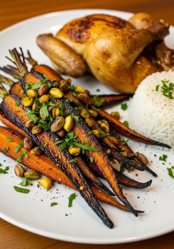 Miso Roasted Carrots with Pistachios 9 Miso Roasted Carrots with Pistachios