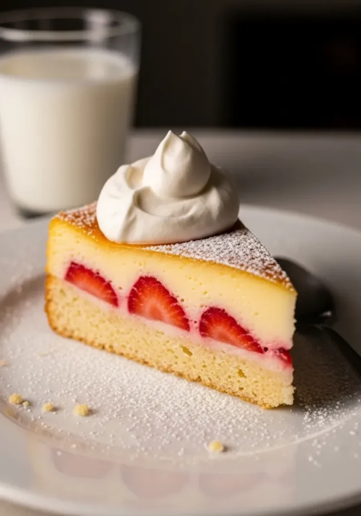 Creamy Strawberry Custard Cake 9 Creamy Strawberry Custard Cake