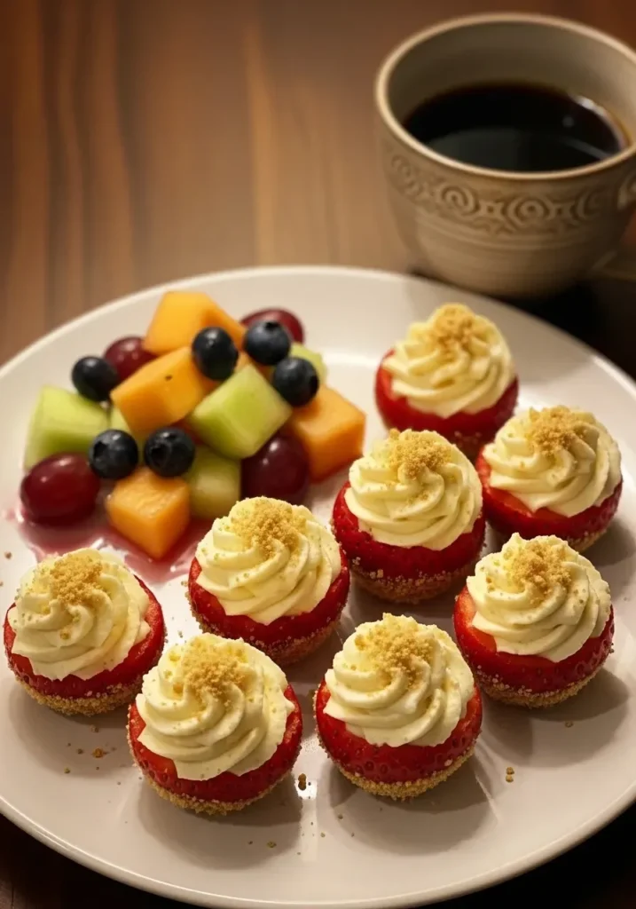 Cheesecake Deviled Strawberries 9 Cheesecake Deviled Strawberries