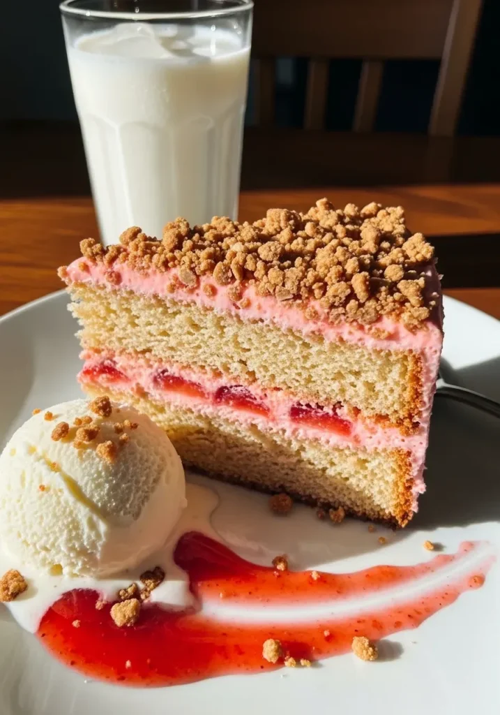 Strawberry Crunch Cake 9 Strawberry Crunch Cake