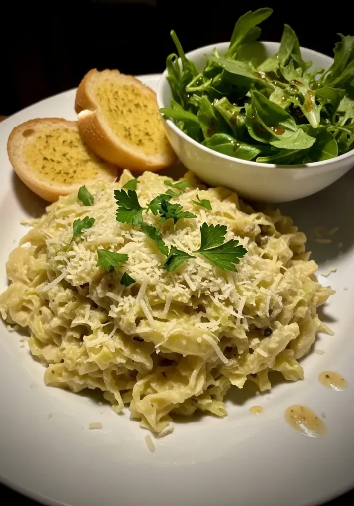 Creamy Cabbage Noodles Alfredo 9 Creamy Cabbage Noodles Alfredo