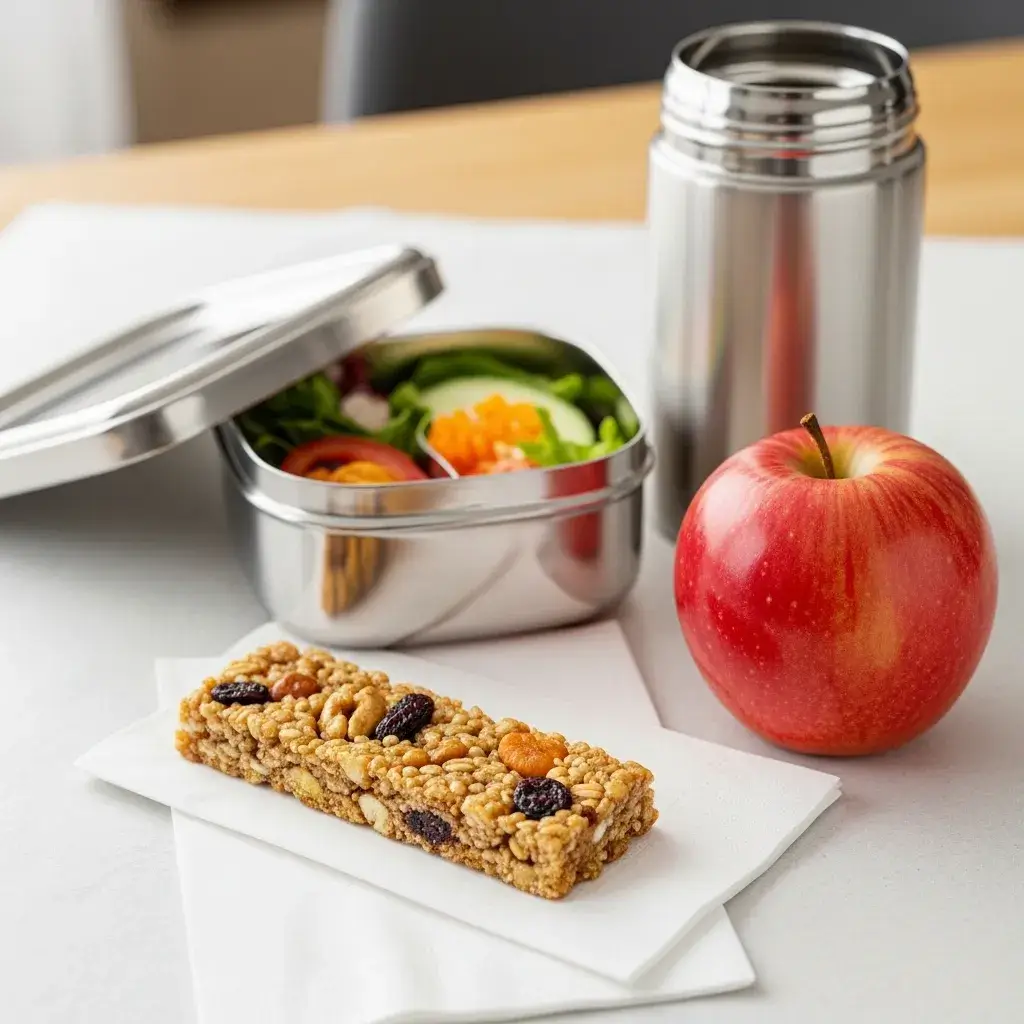 Oatmeal Chocolate Chip Bars 9 oatmeal chocolate chip bar as a packed lunch snack
