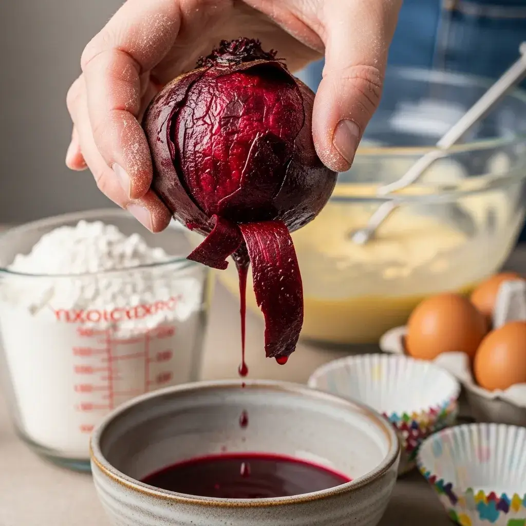Red Velvet Cupcakes Beets 7 preparing beet puree for red velvet cupcakes