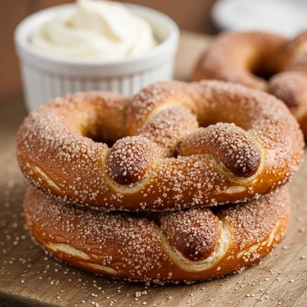 Cinnamon Sugar Soft Pretzels