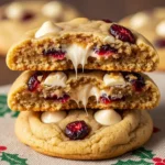White Chocolate Cranberry Cookies 8 white chocolate cranberry cookies