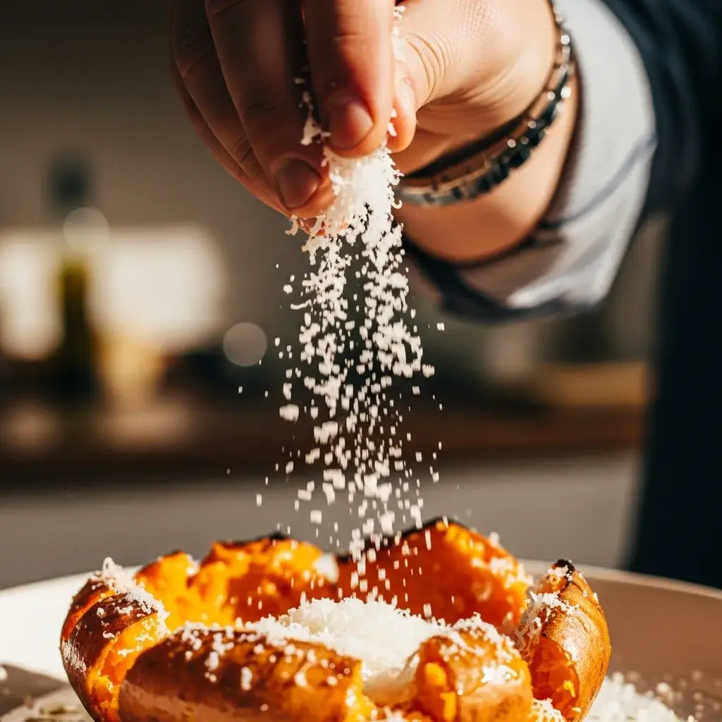 Parmesan Smashed Carrots 10 topping smashed carrots with parmesan cheese