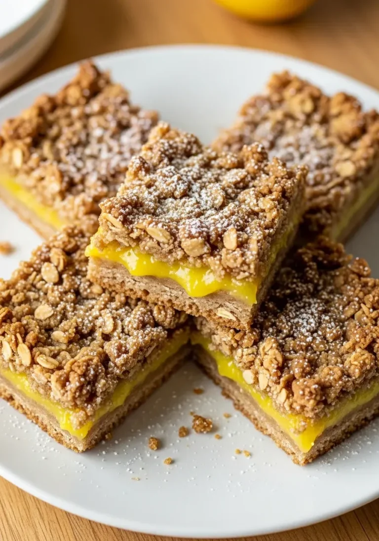 Lemon Oatmeal Crumble Bars 5 Lemon Oatmeal Crumble Bars