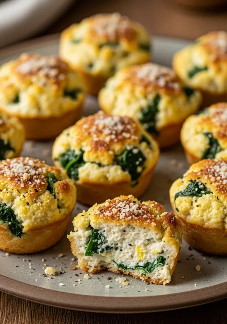 20 Minute Spinach Ricotta Bites Recipe