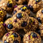Sweet Lemon Blueberry Protein Bites 6 Sweet Lemon Blueberry Protein Bites