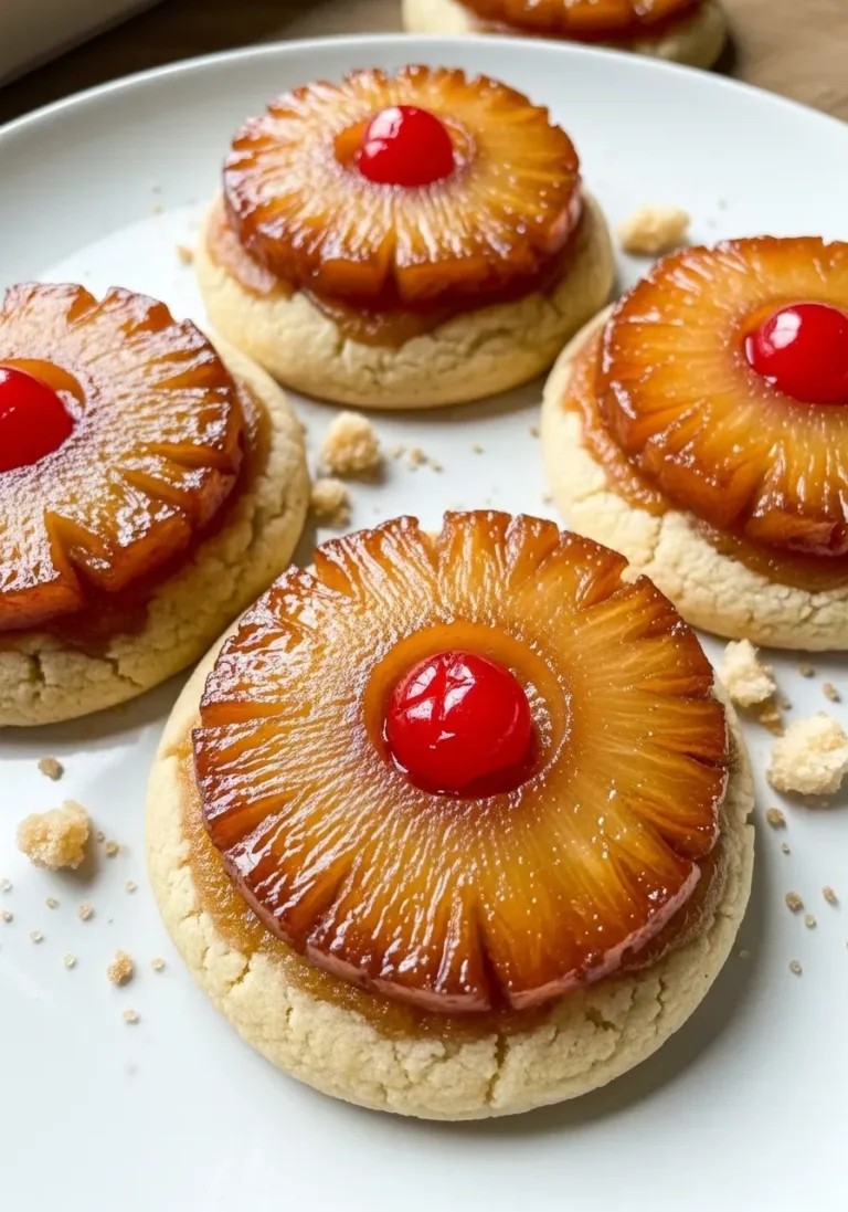 Easy Pineapple Upside Down Sugar Cookies 5 Easy Pineapple Upside Down Sugar Cookies