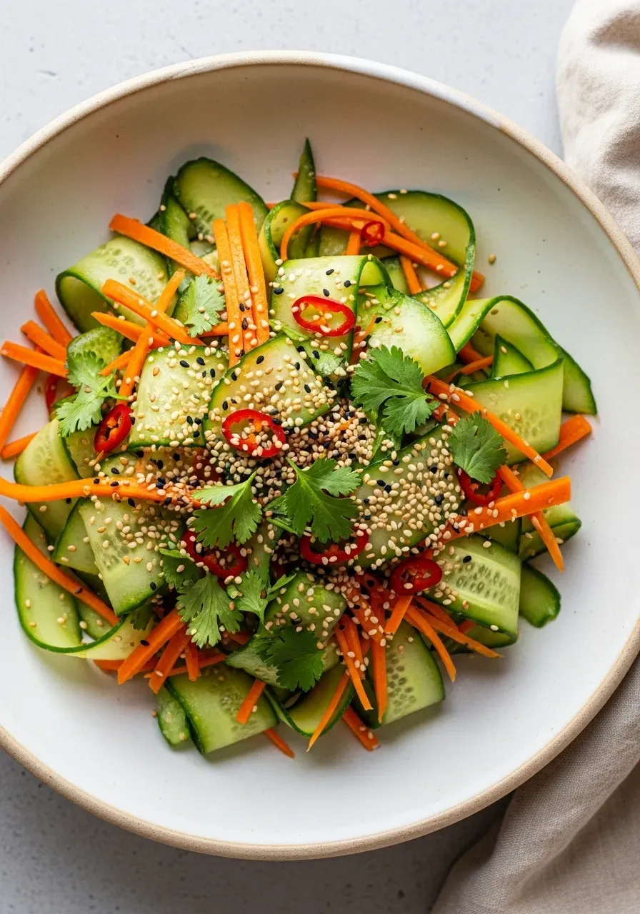 Asian Carrot and Cucumber Salad