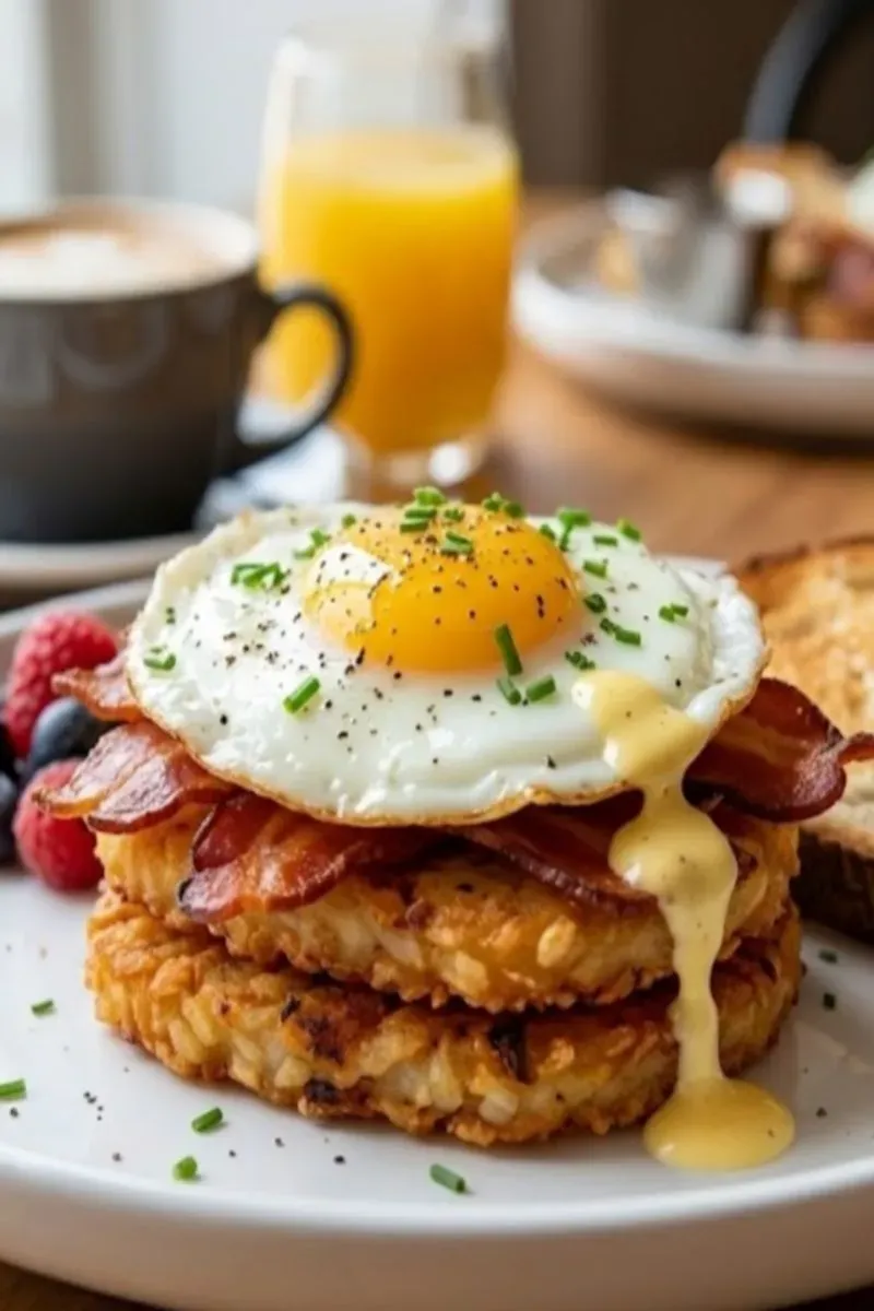 Delicious Eggs Napoleon For Easy Brunch