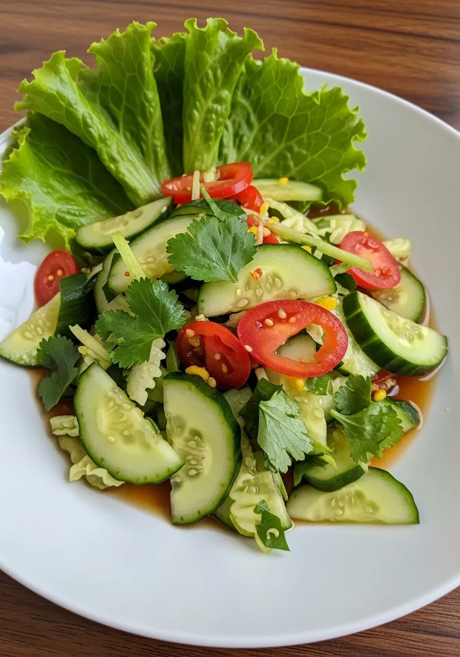 Healthy Thai Cucumber Salad