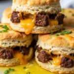 Beef and Cheese Butter Swim Biscuits Recipe 6 Beef and Cheese Butter Swim Biscuits Recipe