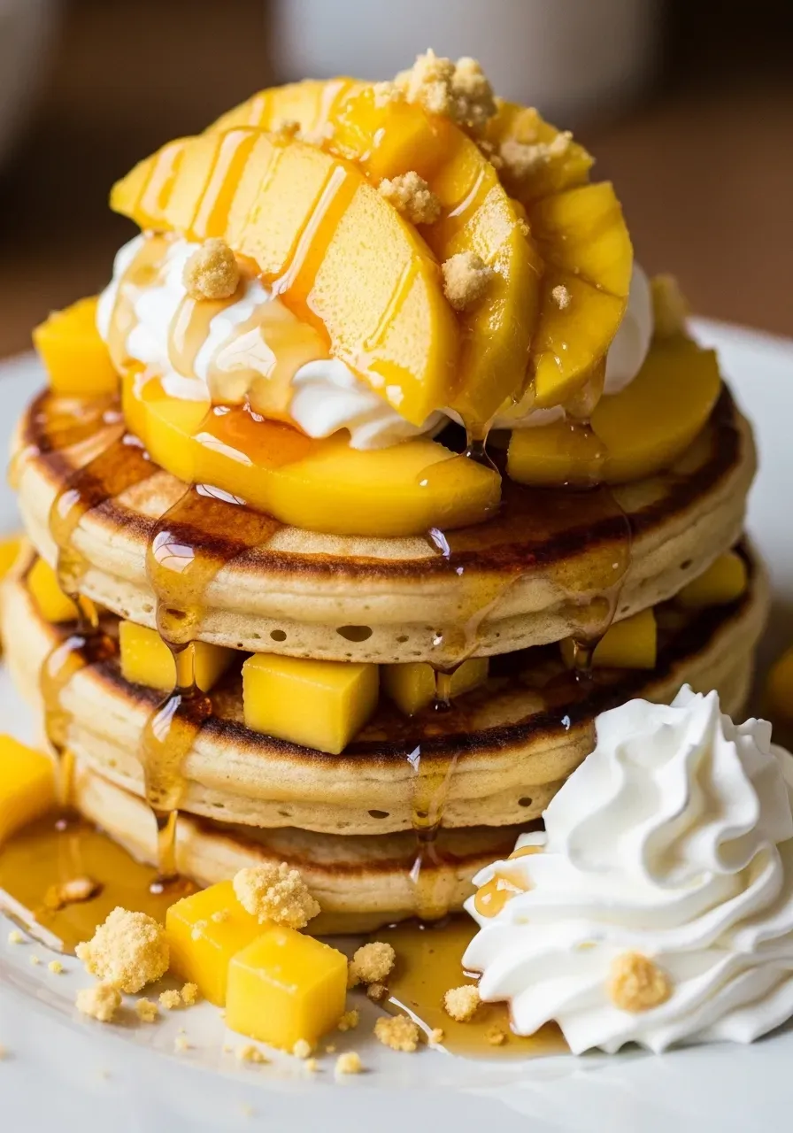 Tropical Mango Flapjacks Delight