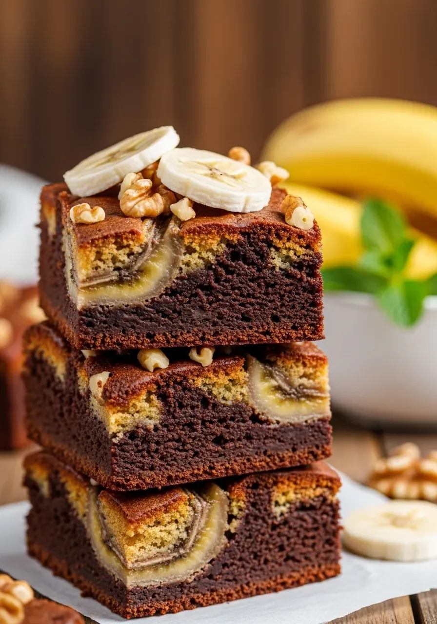 Banana Bread Brownies