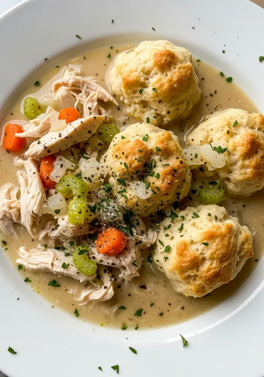 Crockpot chicken and dumplings​