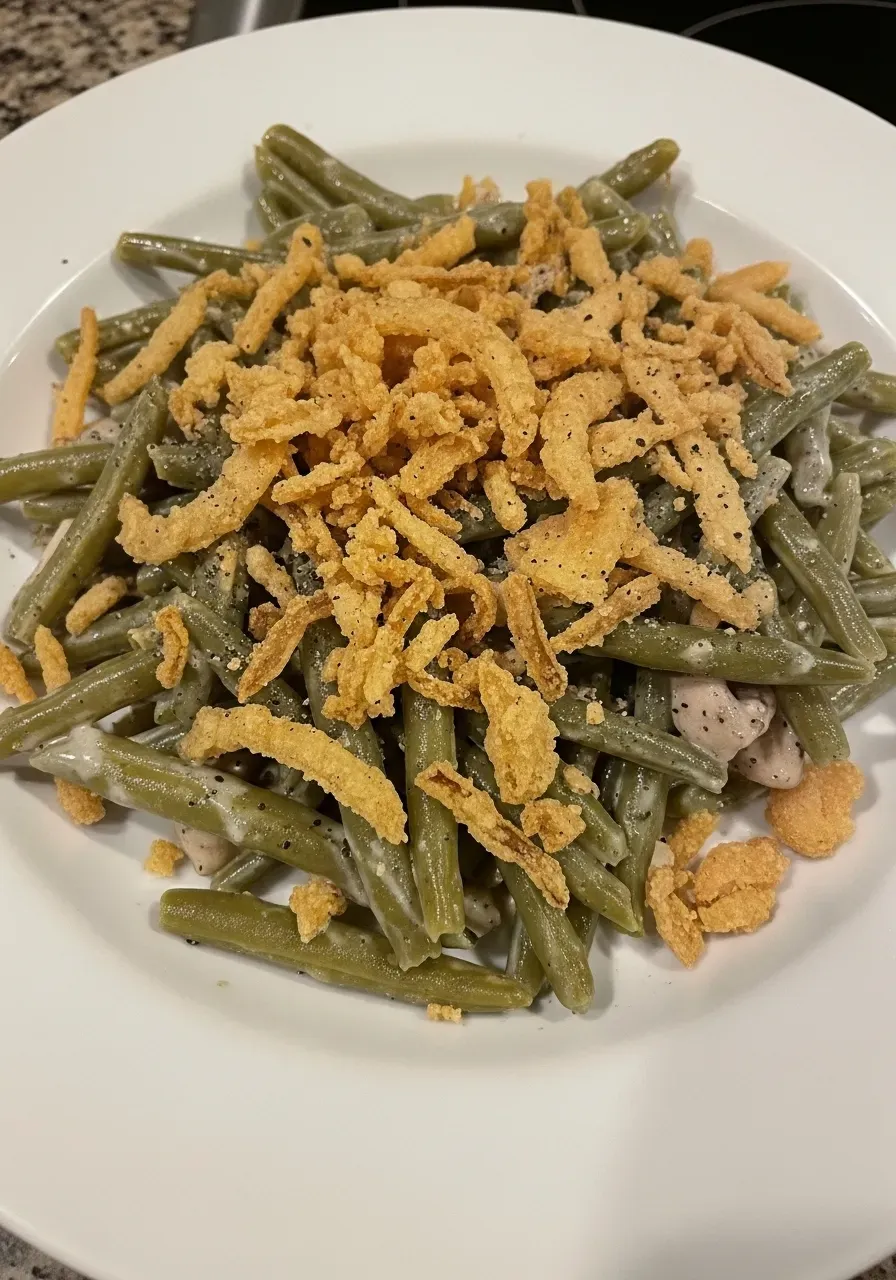 Crockpot green bean casserole