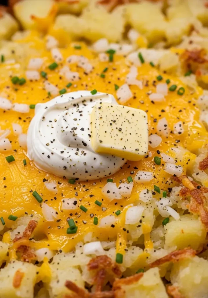 Crockpot hashbrown casserole