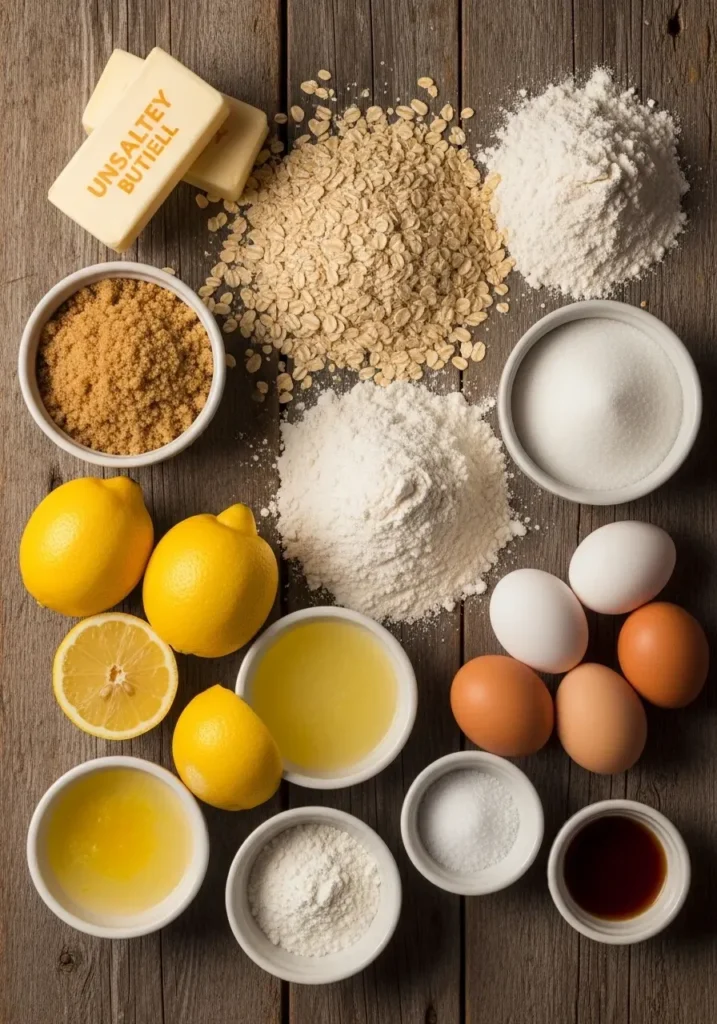 Lemon Oatmeal Crumble Bars 7 Lemon Oatmeal Crumble Bars