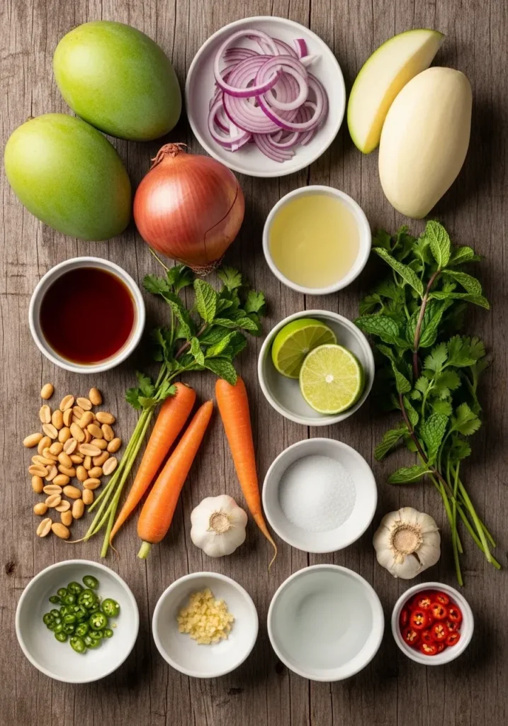 Vietnamese Mango Salad With Crunch & Color 7 Vietnamese Mango Salad With Crunch & Color