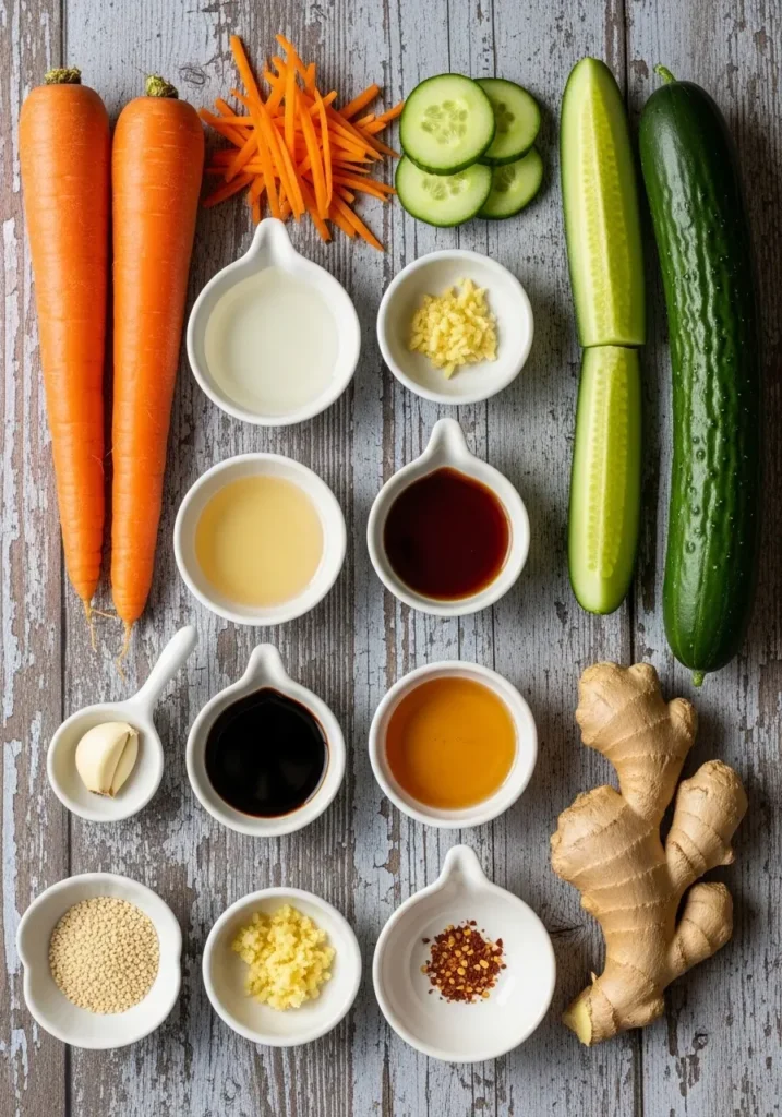 Asian Carrot and Cucumber Salad 7 Asian Carrot and Cucumber Salad