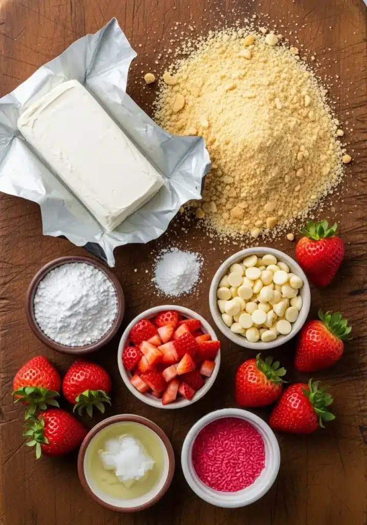 Strawberry Shortcake Truffles 7 Strawberry Shortcake Truffles