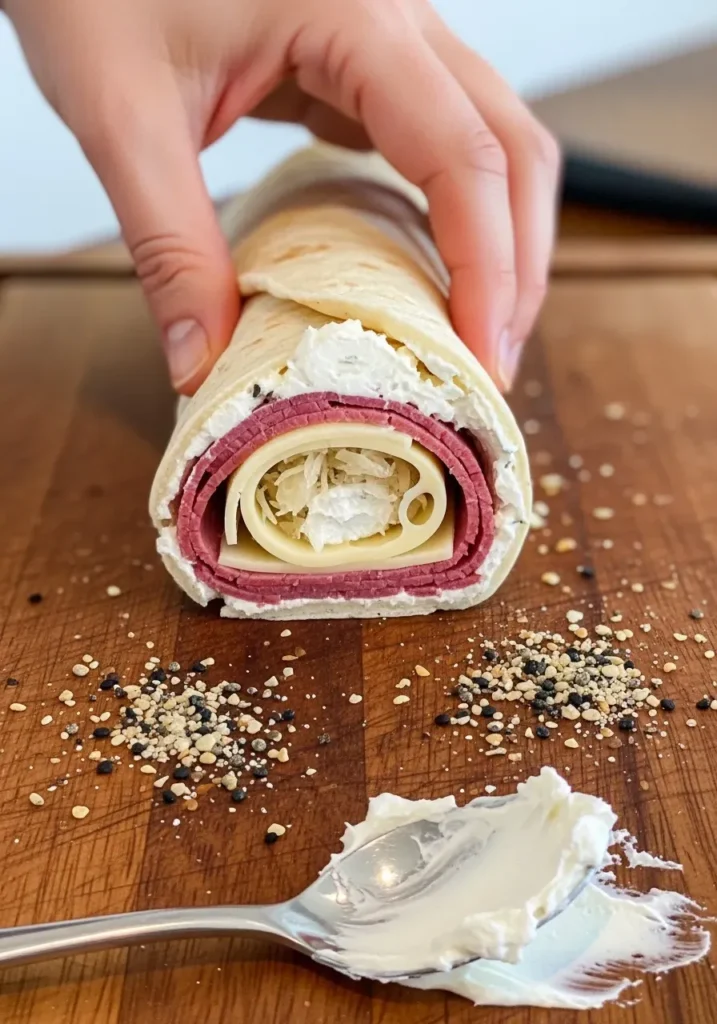 Keto Crispy Reuben Roll-Ups 8 Keto Crispy Reuben Roll-Ups