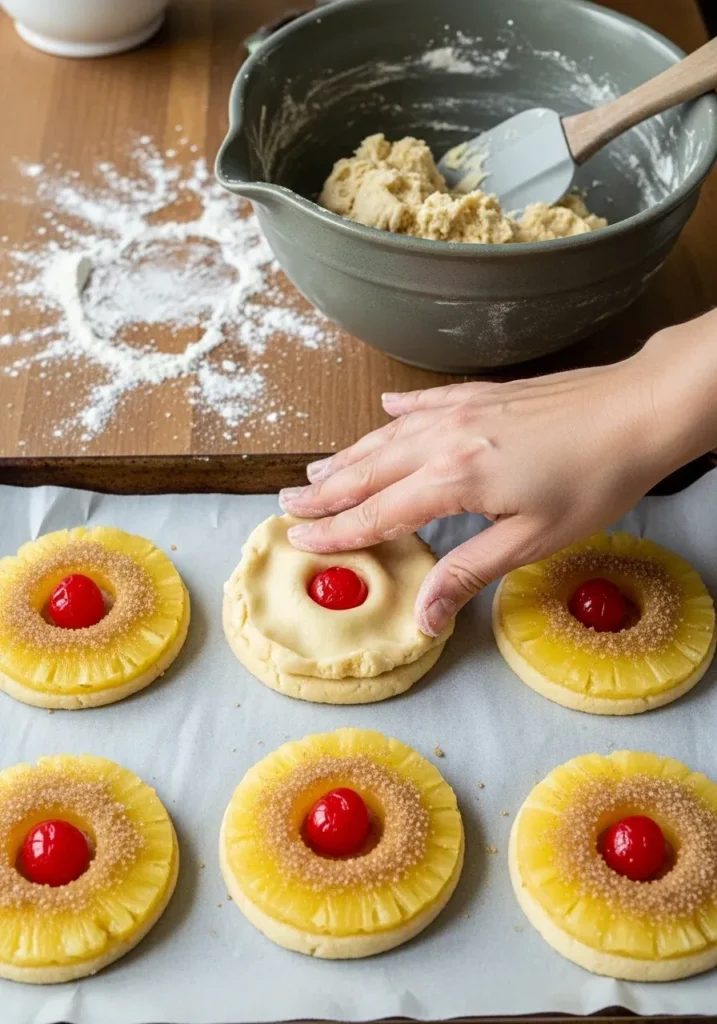 Easy Pineapple Upside Down Sugar Cookies 8 Easy Pineapple Upside Down Sugar Cookies