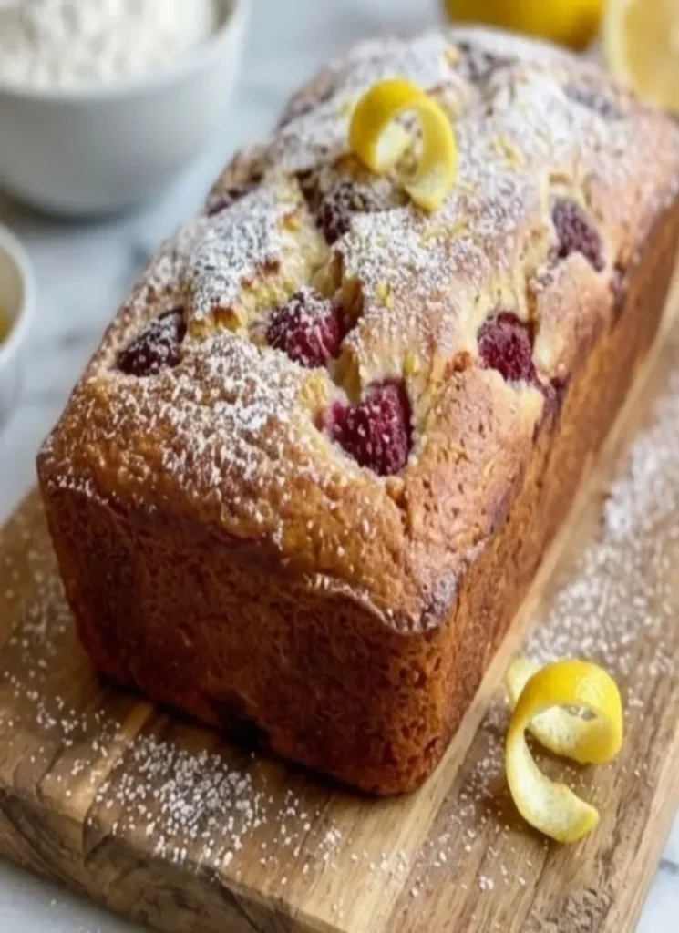 Gluten-Free Raspberry Lemon Loaf 8 Gluten-Free Raspberry Lemon Loaf