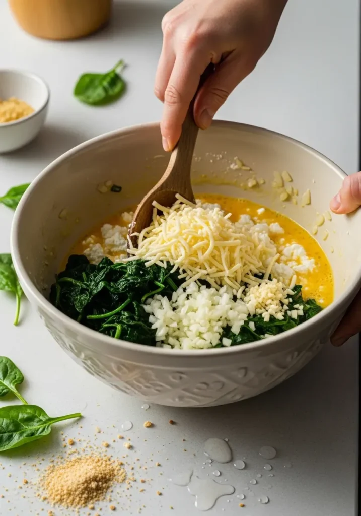 Cottage Cheese and Spinach Crustless Quiche 8 cottage Cheese and Spinach Crustless Quiche