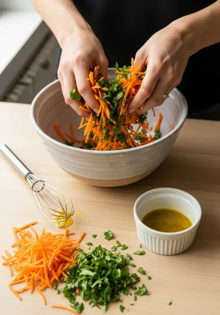 Raw Carrot Salad 8 Raw Carrot Salad