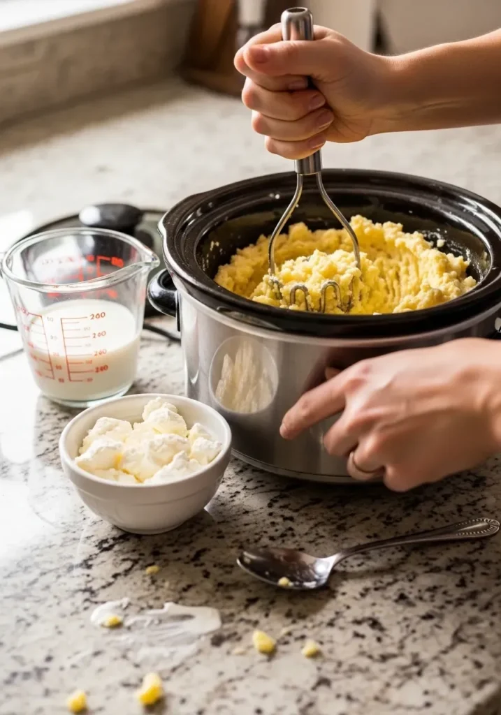 Crockpot Mashed Potatoes 8 Crockpot mashed potatoes