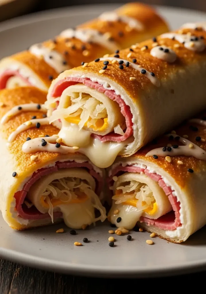 Keto Crispy Reuben Roll-Ups 9 Keto Crispy Reuben Roll-Ups