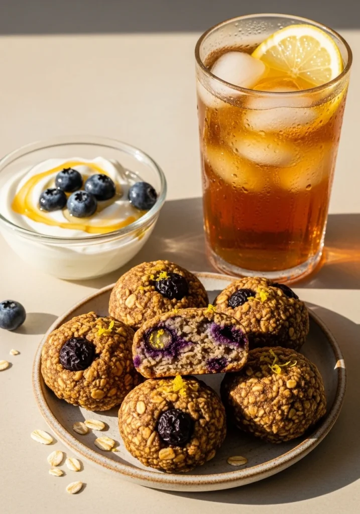 Sweet Lemon Blueberry Protein Bites 9 Sweet Lemon Blueberry Protein Bites