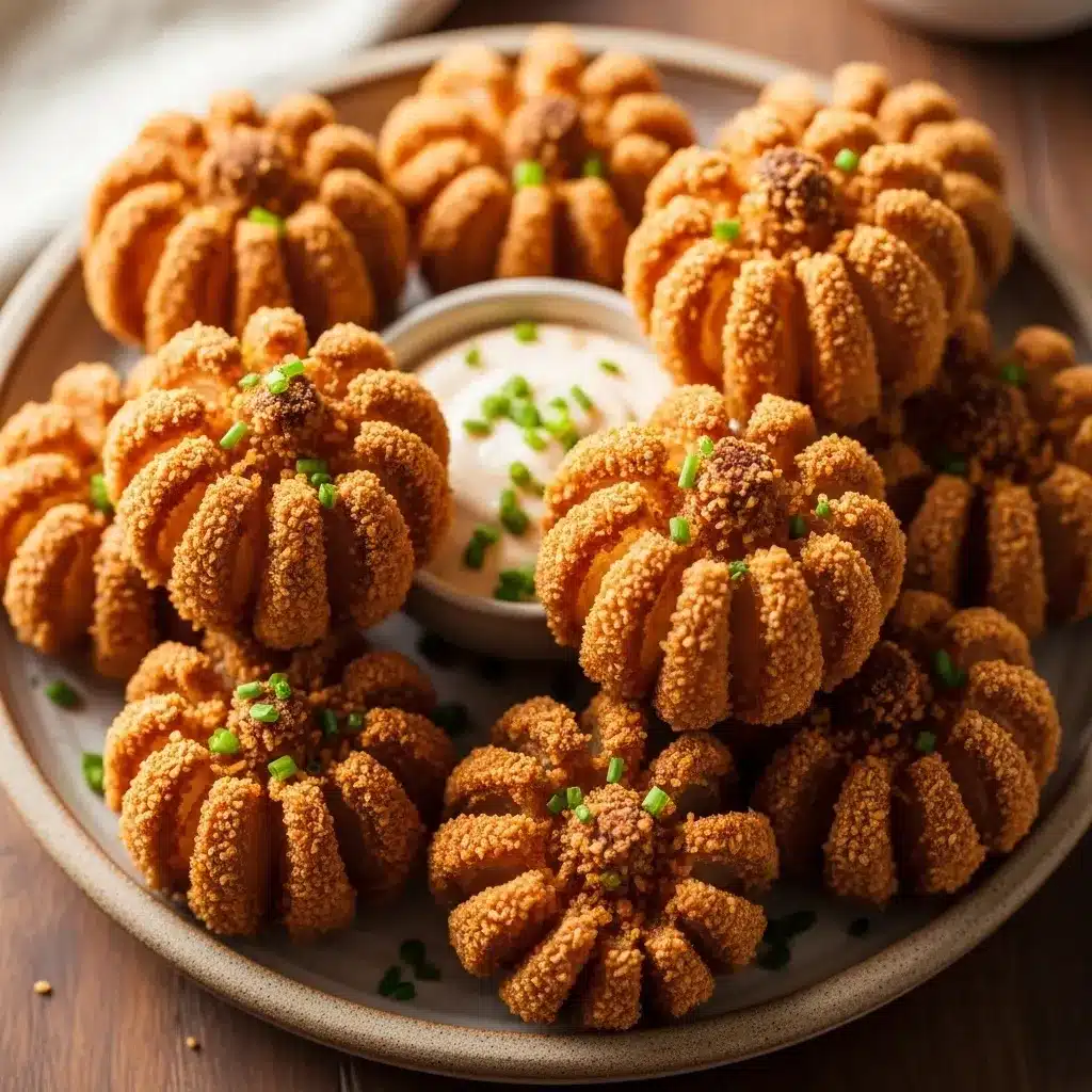 Air Fryer Crispy Mini Blooming Onions