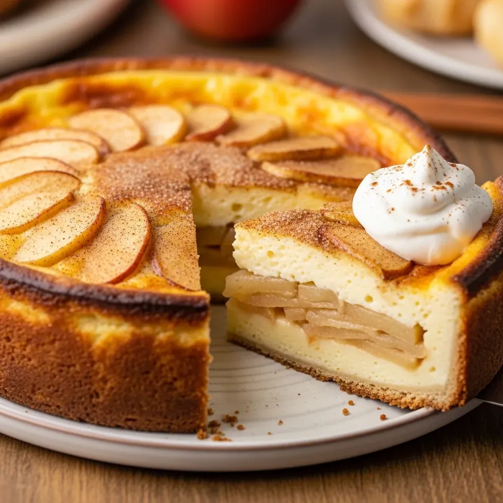 Creamy Apple Custard Impossible Pie