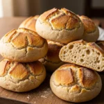 Sourdough English Muffins 6 Sourdough English Muffins