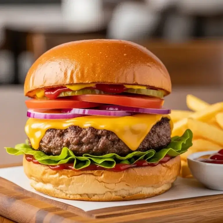 Beef Cheeseburger 5 Beef Cheeseburger