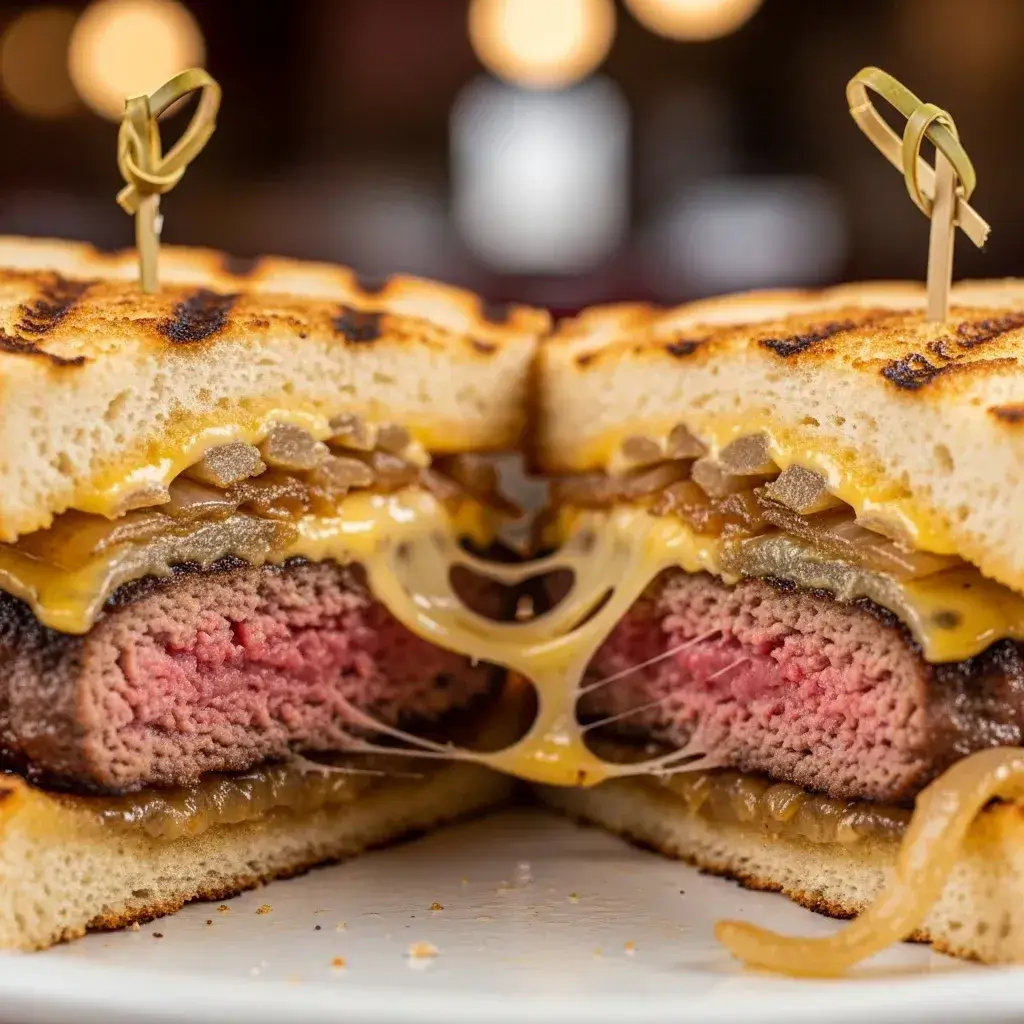 Patty Melt (burger + grilled sandwich hybrid)