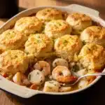 Cheddar Bay Biscuit Seafood Pot Pie
