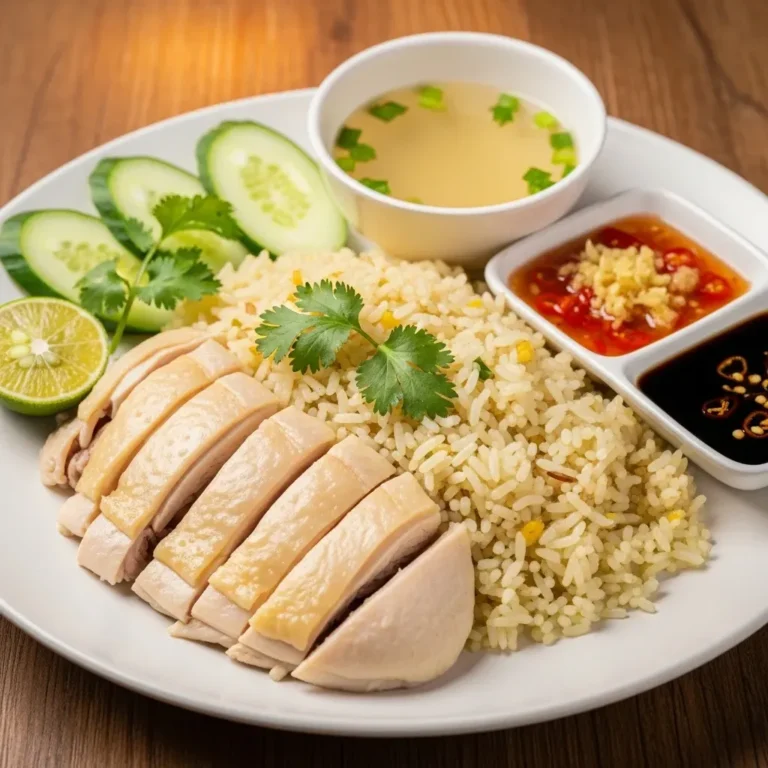 Malaysian Hainanese Chicken Rice 5 Malaysian Hainanese Chicken Rice