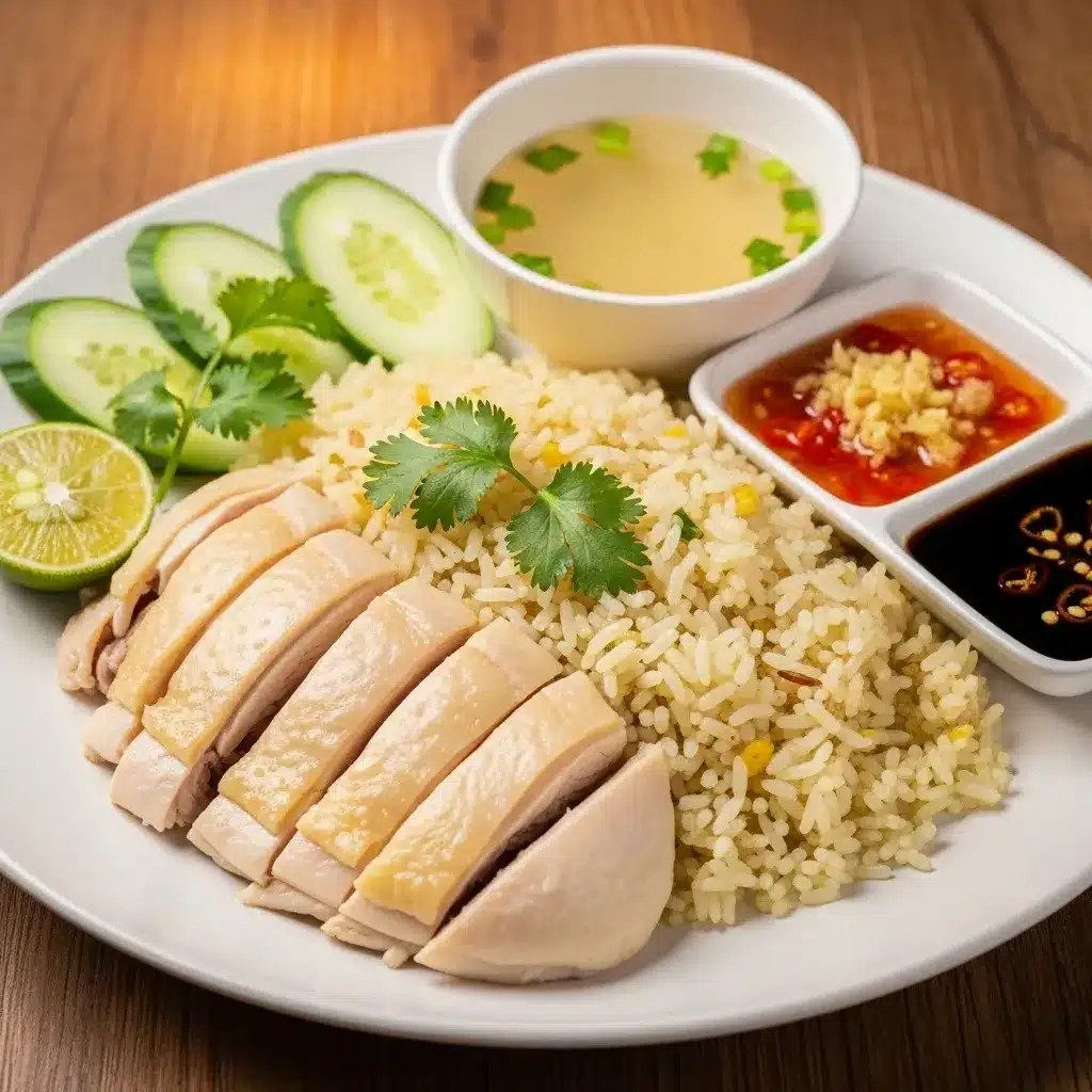 Malaysian Hainanese Chicken Rice